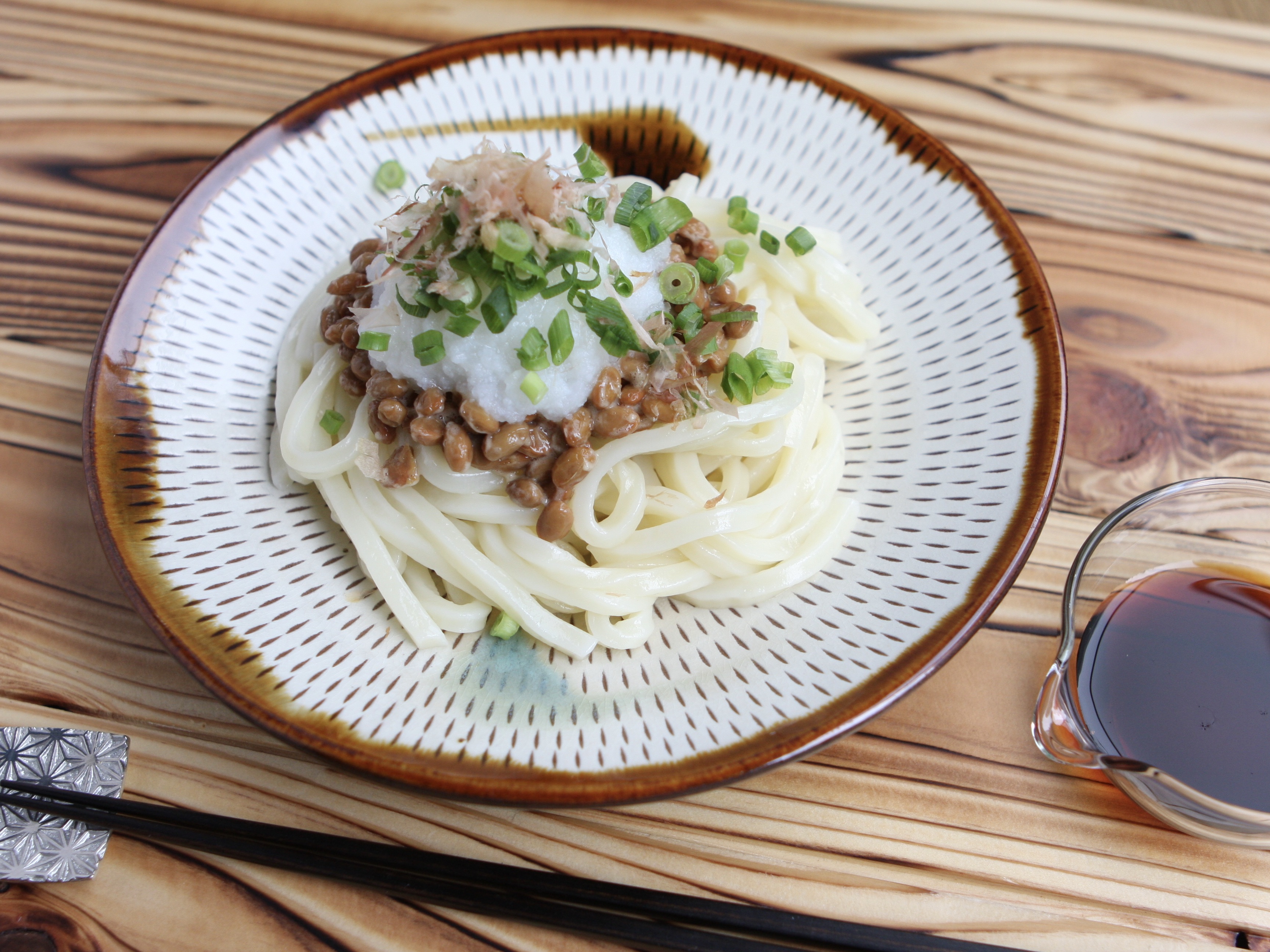 納豆おろしうどん