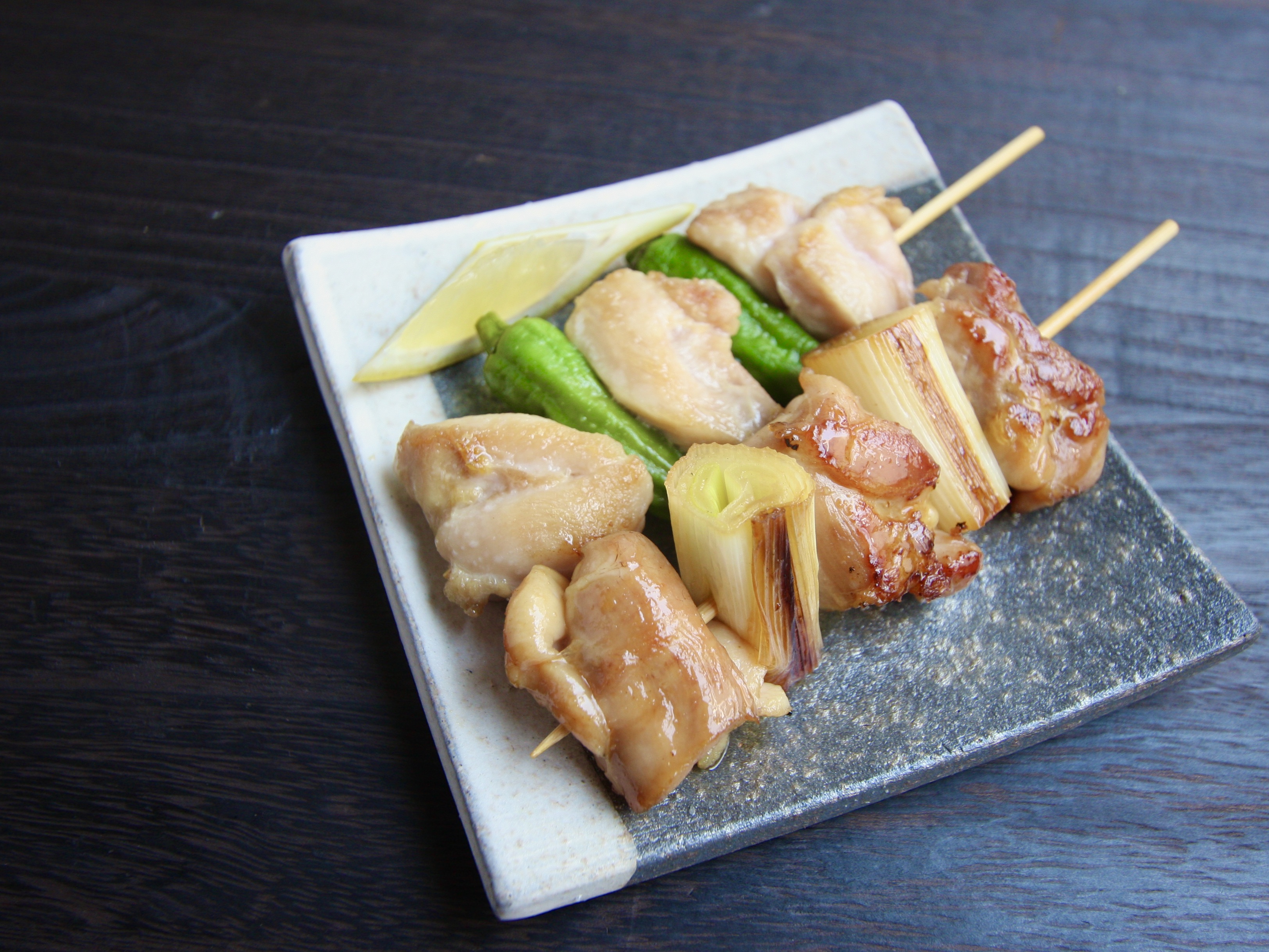 フライパンで作る 焼き鳥２種